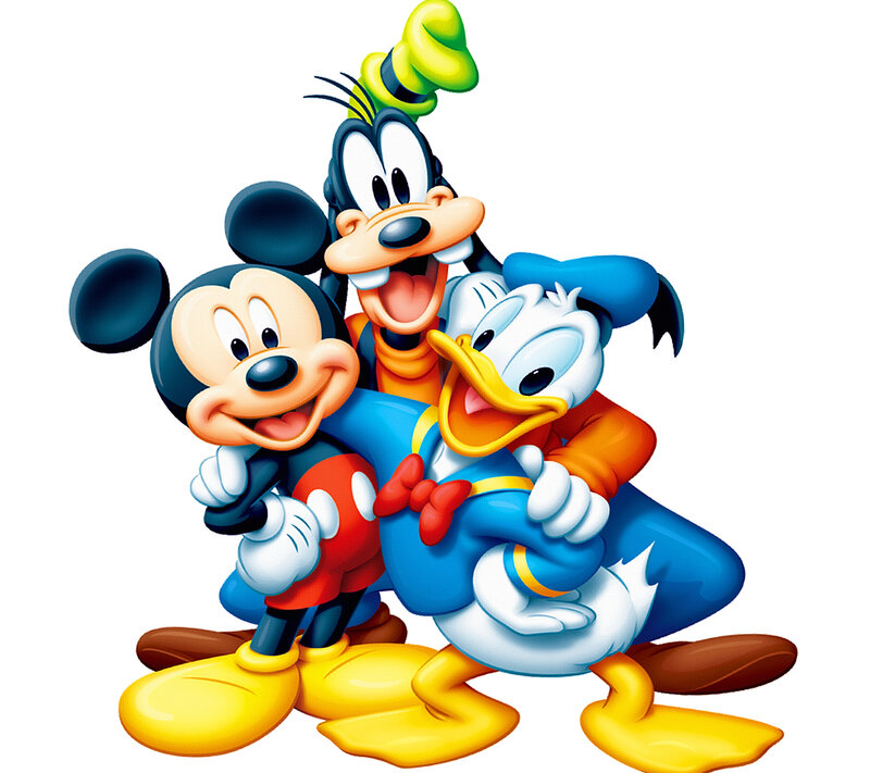 Mickey Mouse and Friends — Yellow, Happy