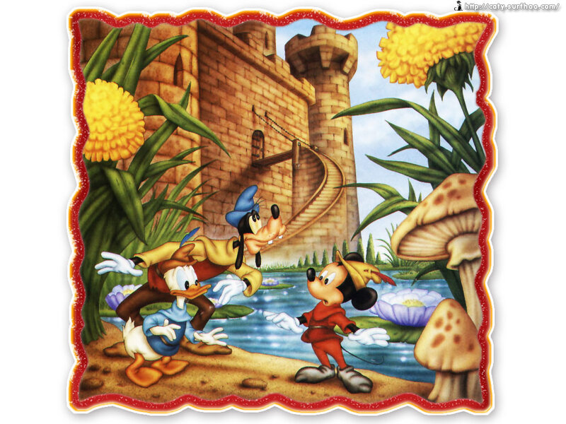 Mickey Mouse and Friends — Yellow, Playful