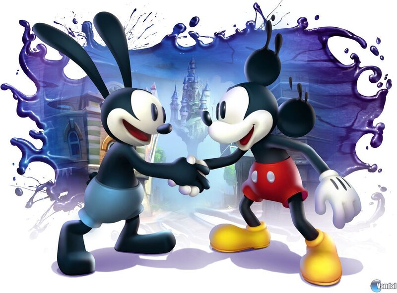 Mickey Mouse and Oswald — Blue