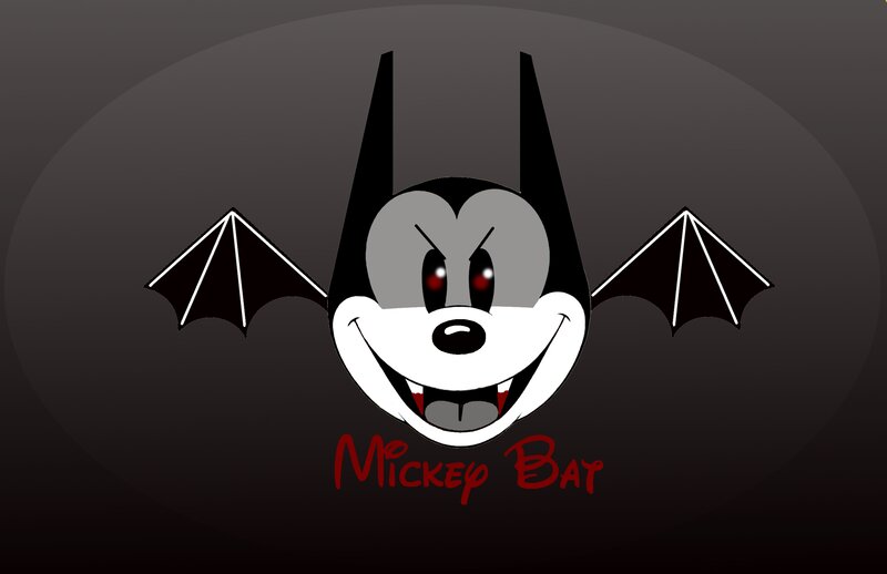 Mickey Mouse as a Bat