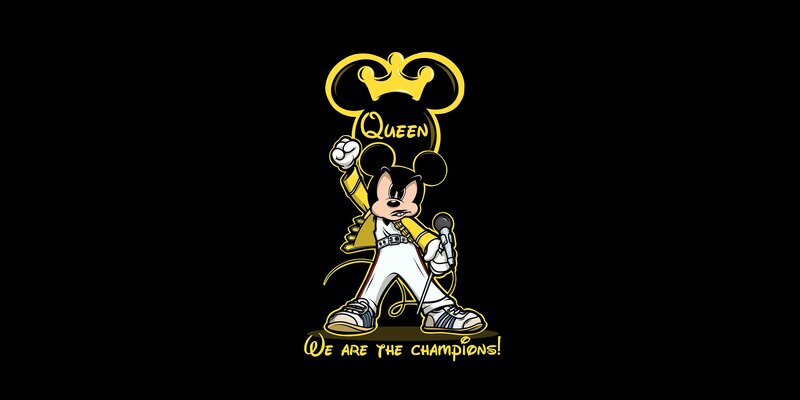 Mickey Mouse as Freddie Mercury