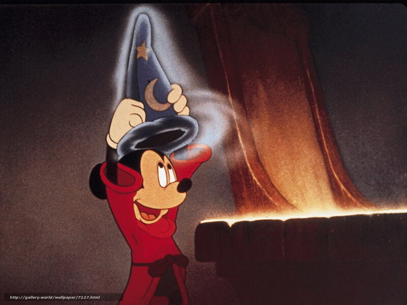 Mickey Mouse as Sorcerer's Apprentice