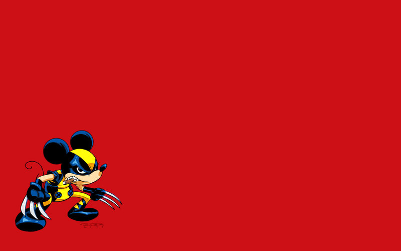 Mickey Mouse as Wolverine