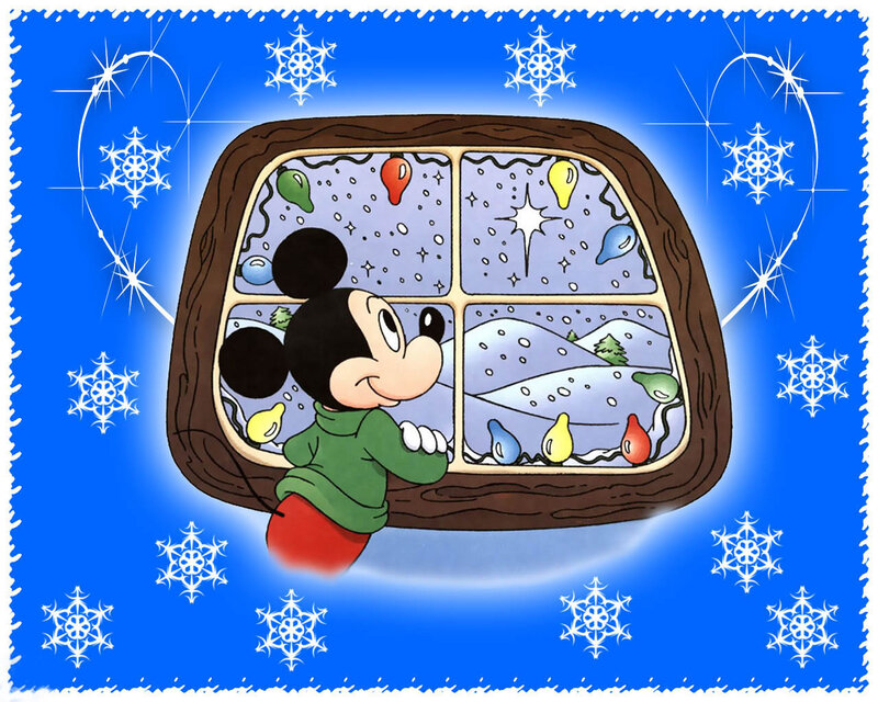 Mickey Mouse at Window