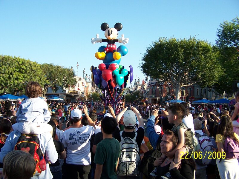 Mickey Mouse balloon parade