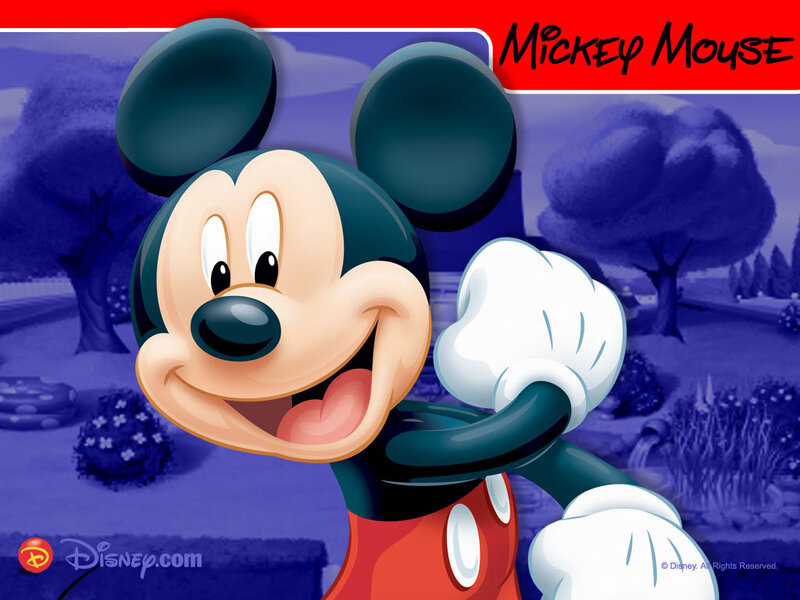 Mickey Mouse Character — Blue