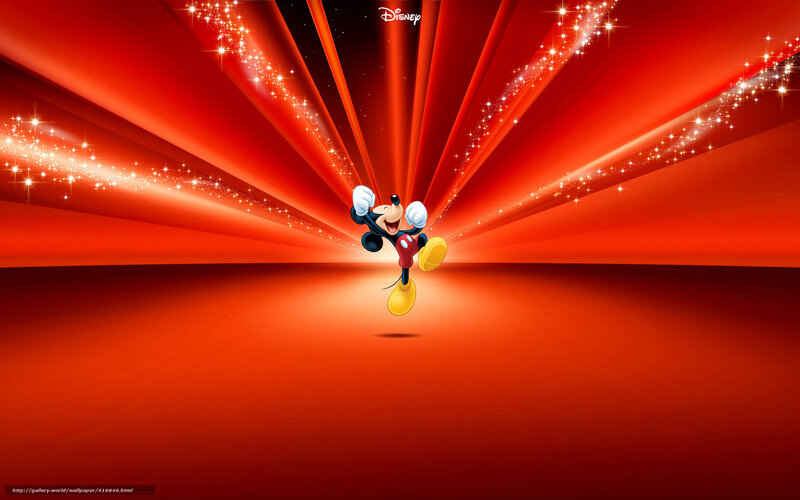 Mickey Mouse Character — Red, Dramatic