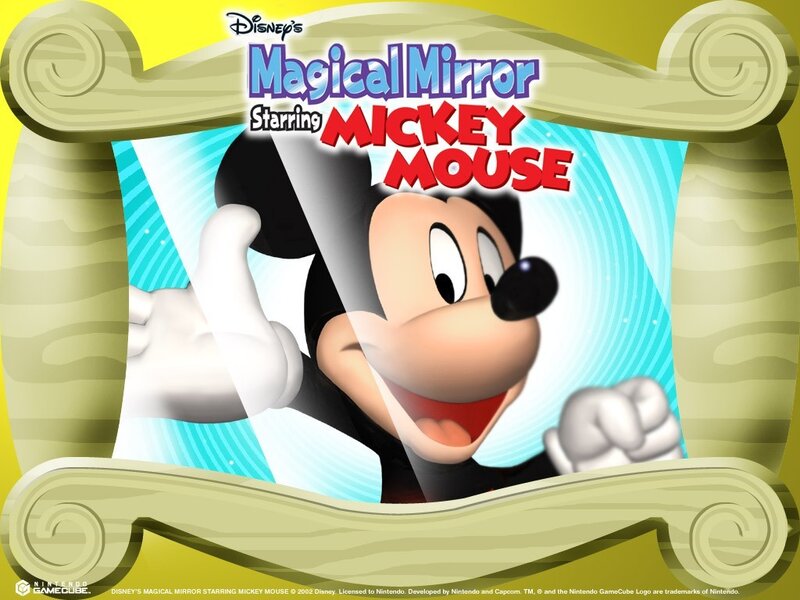 Mickey Mouse Character — Yellow, Playful