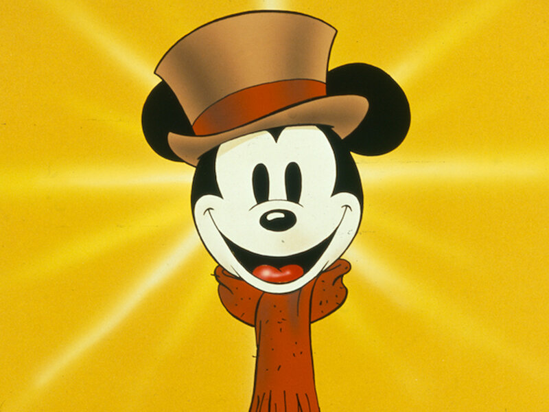 Mickey Mouse Character — Yellow