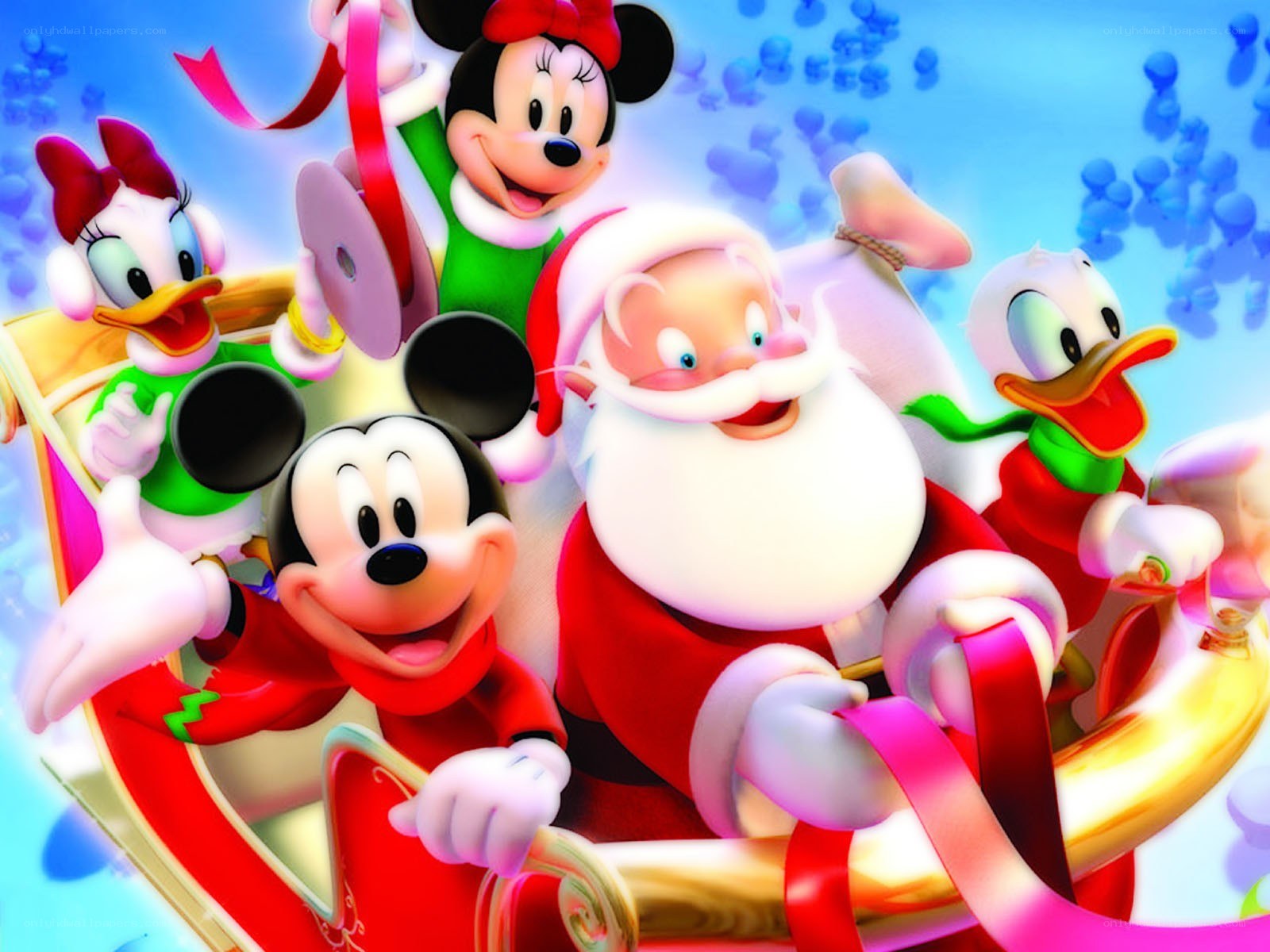 Mickey Mouse Christmas Sleigh Ride