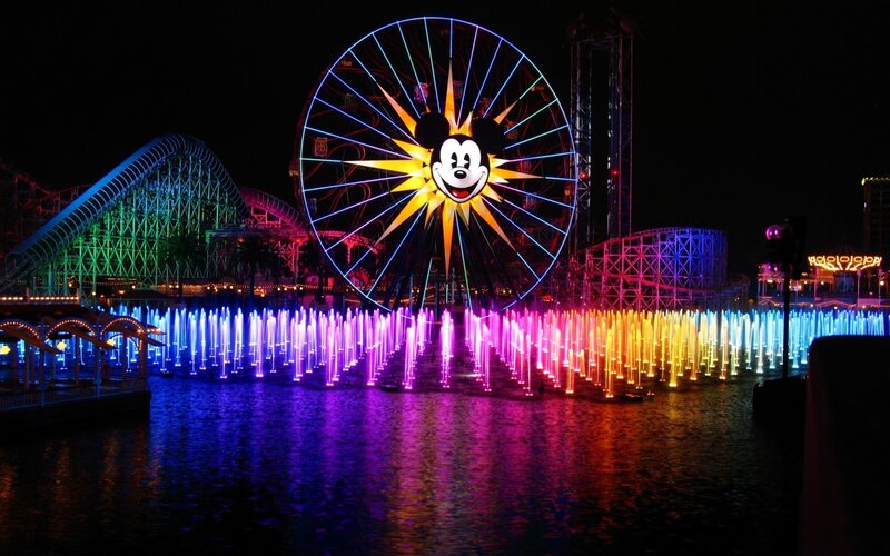 Mickey Mouse Ferris Wheel — Blue, Colorful