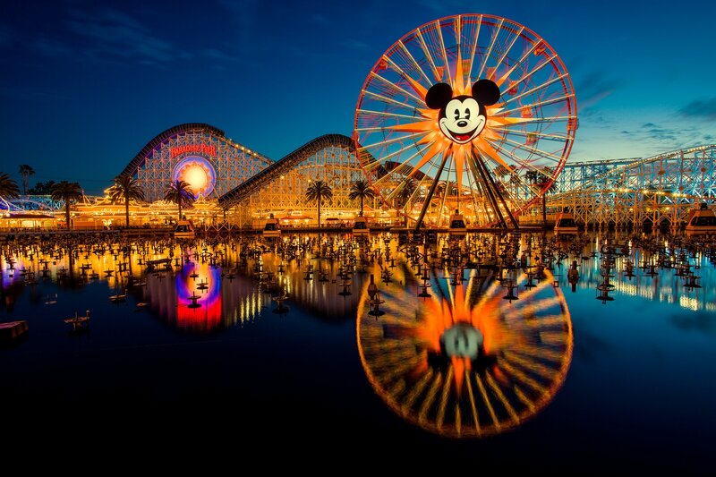 Mickey Mouse Ferris Wheel — Blue, Dramatic