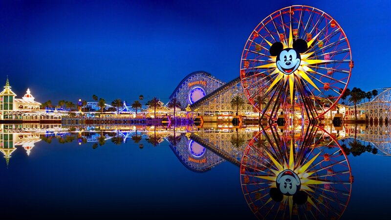 Mickey Mouse Ferris Wheel — Blue, Serene