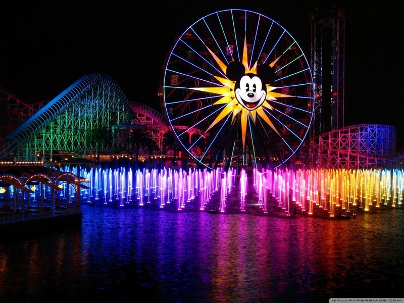 Mickey Mouse Ferris Wheel — Blue, Vibrant