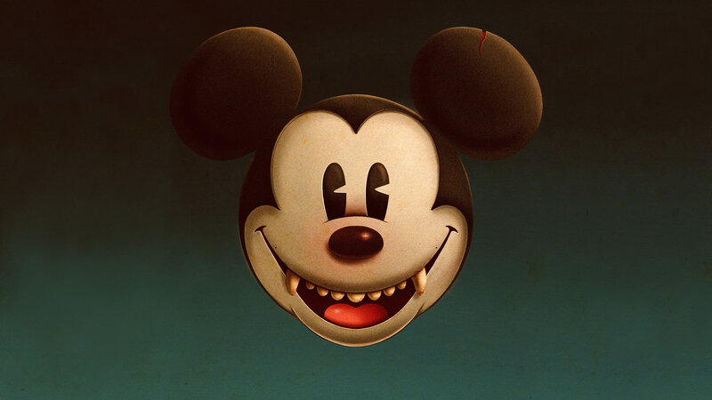 Mickey Mouse Head — Brown