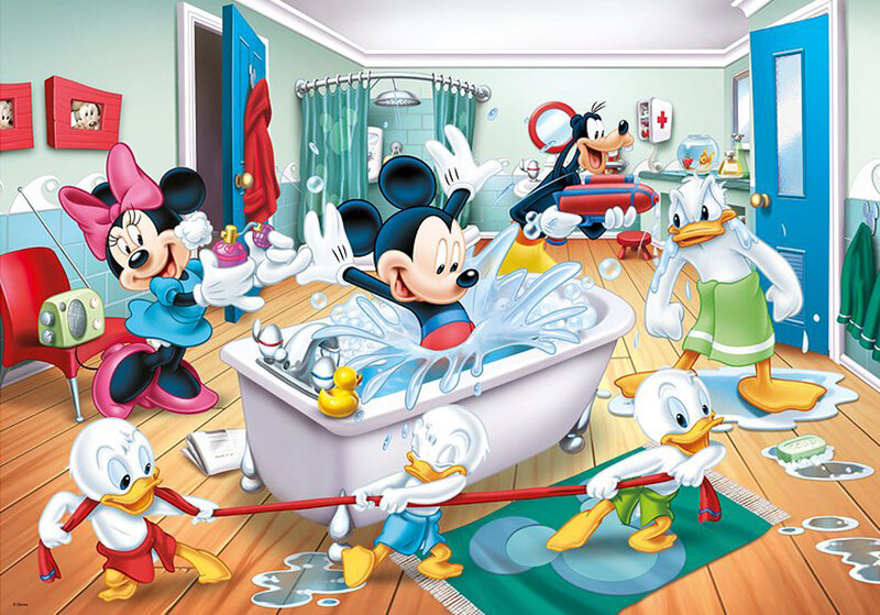 Mickey Mouse in Bathtub