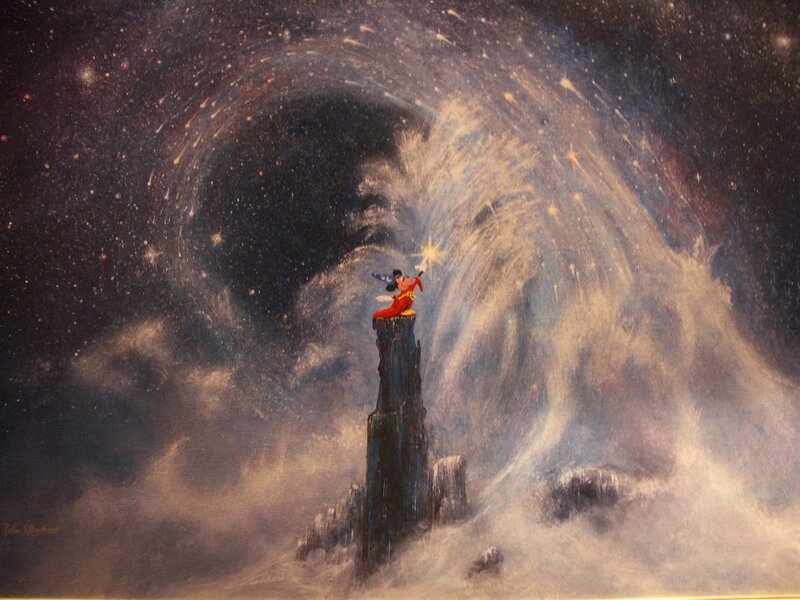 Mickey Mouse in the stars