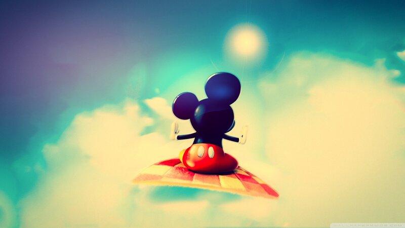 Mickey Mouse on Carpet — Blue, Dreamy