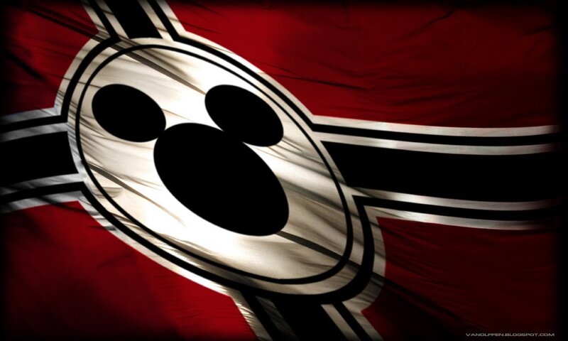 Mickey Mouse on Flag