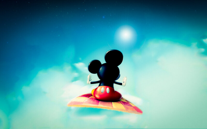 Mickey Mouse on Magic Carpet