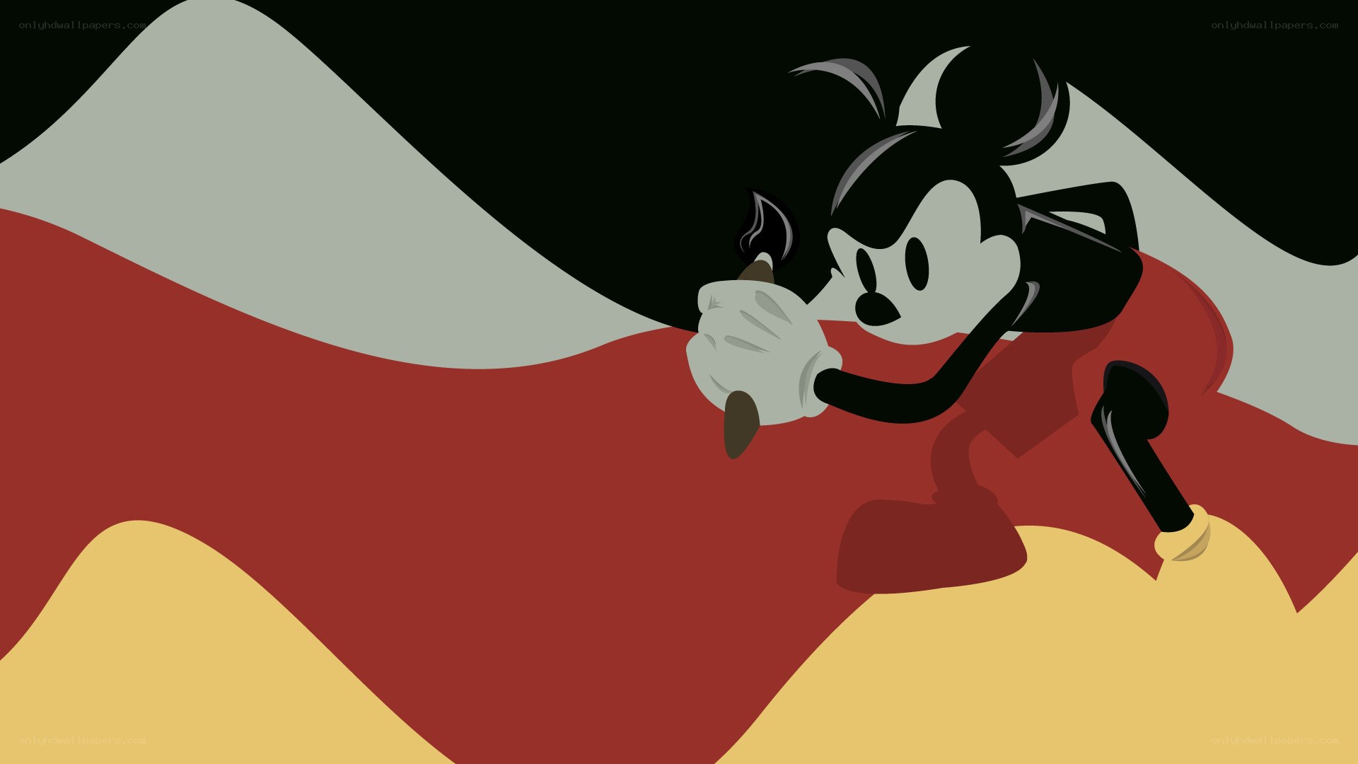Mickey Mouse painting artwork