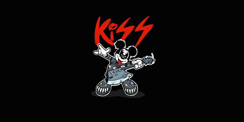 Mickey Mouse Playing Guitar