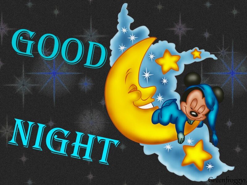 Mickey Mouse Sleeping — Yellow