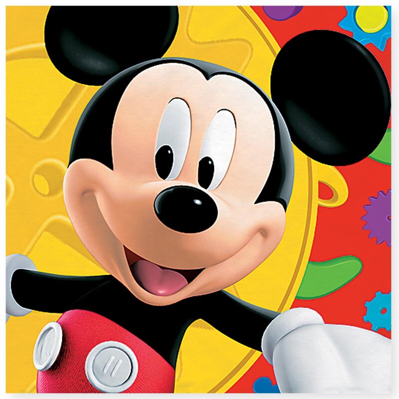 Mickey Mouse smiling