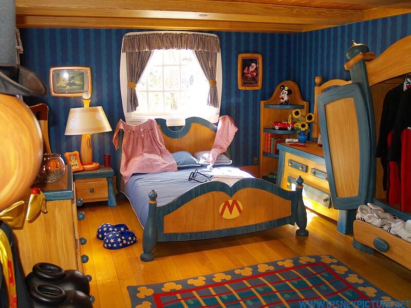 Mickey Mouse themed bedroom