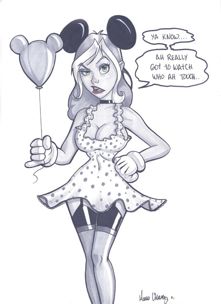 Mickey Mouse-themed character