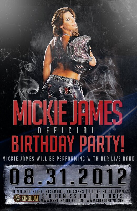 Mickie James birthday party