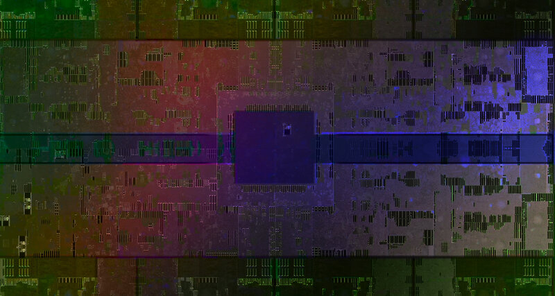 microchip circuitry pattern