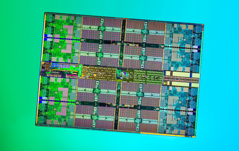 Microchip Wafer — Green, Technical