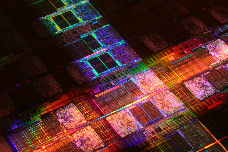 Microchip Wafer — Red