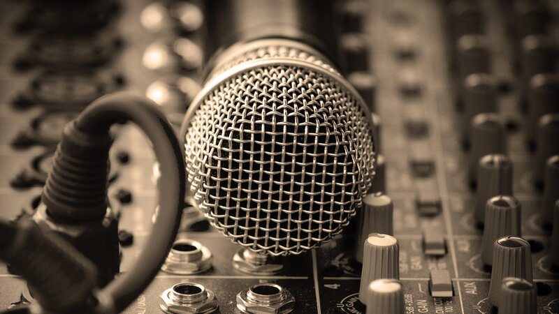 Microphone on Mixer