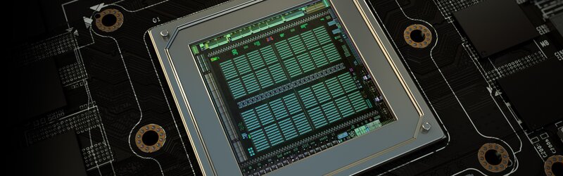 Microprocessor on Circuit Board — Black