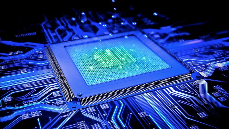 Microprocessor on Circuit Board