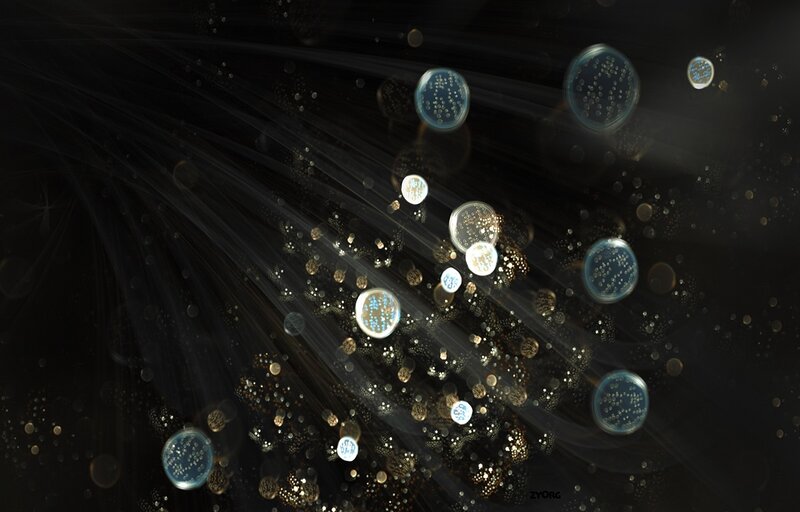 Microscopic Cells in Fluid