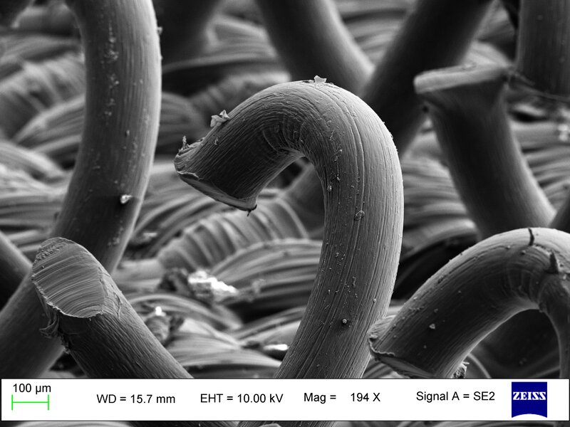 microscopic fiber structure