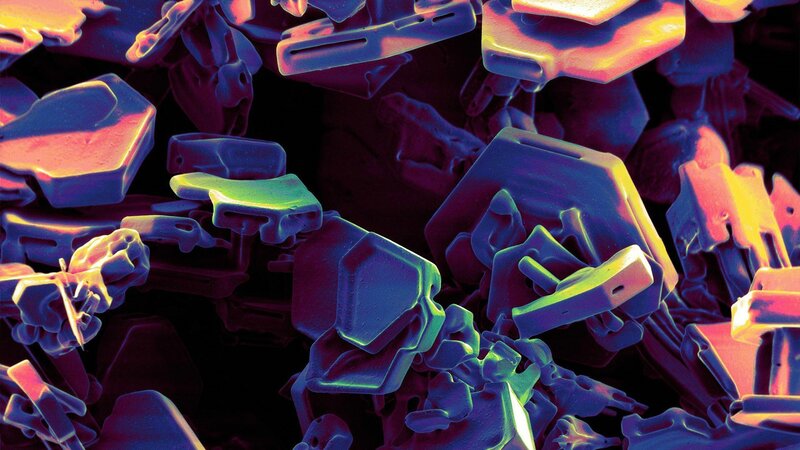 Microscopic Polymer Fragments