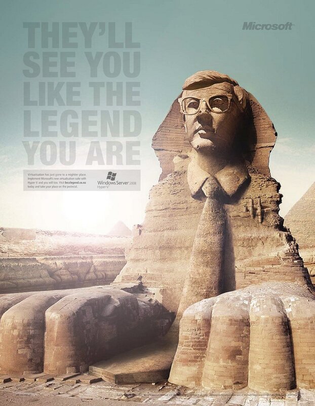 Microsoft ad with Sphinx
