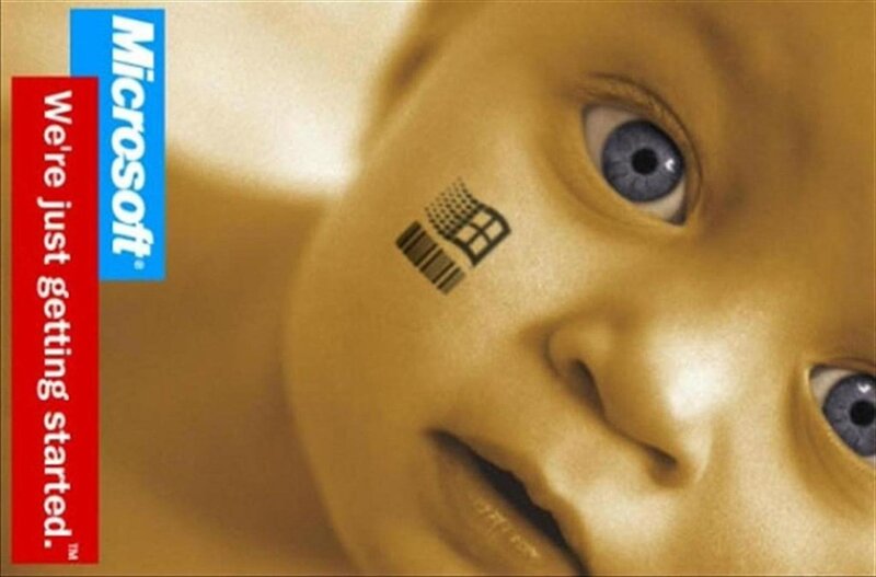 Microsoft baby ad
