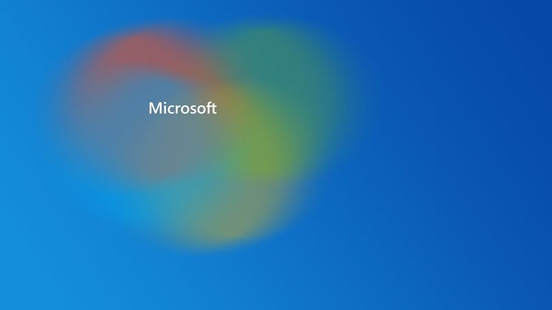 Microsoft Logo — Blue