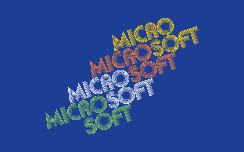 Microsoft logo design