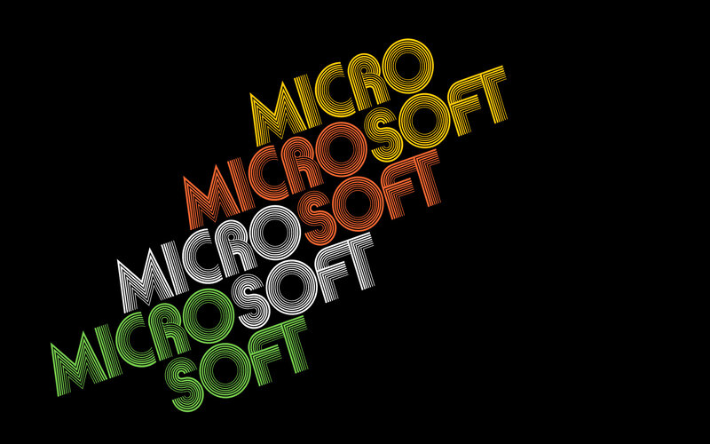 Microsoft logo design