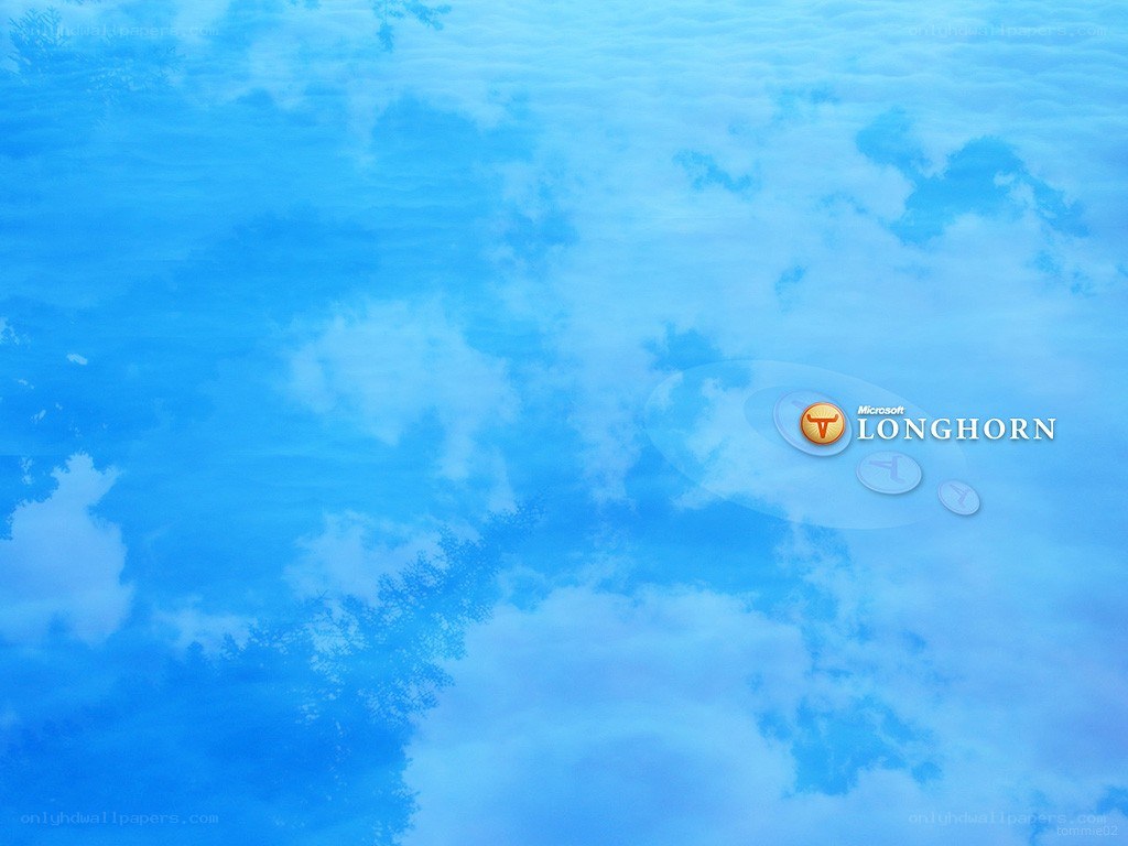 Microsoft Longhorn desktop background