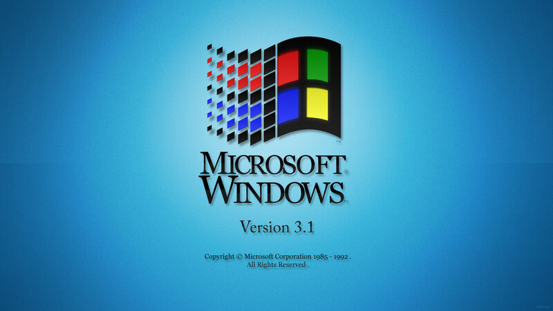 Microsoft Windows 3.1 startup screen