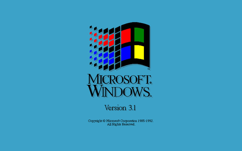 Microsoft Windows 3.1 startup screen