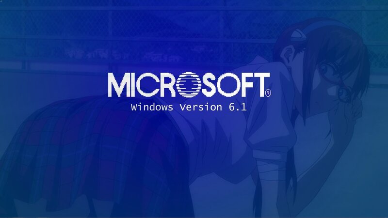 Microsoft Windows 6.1 boot screen