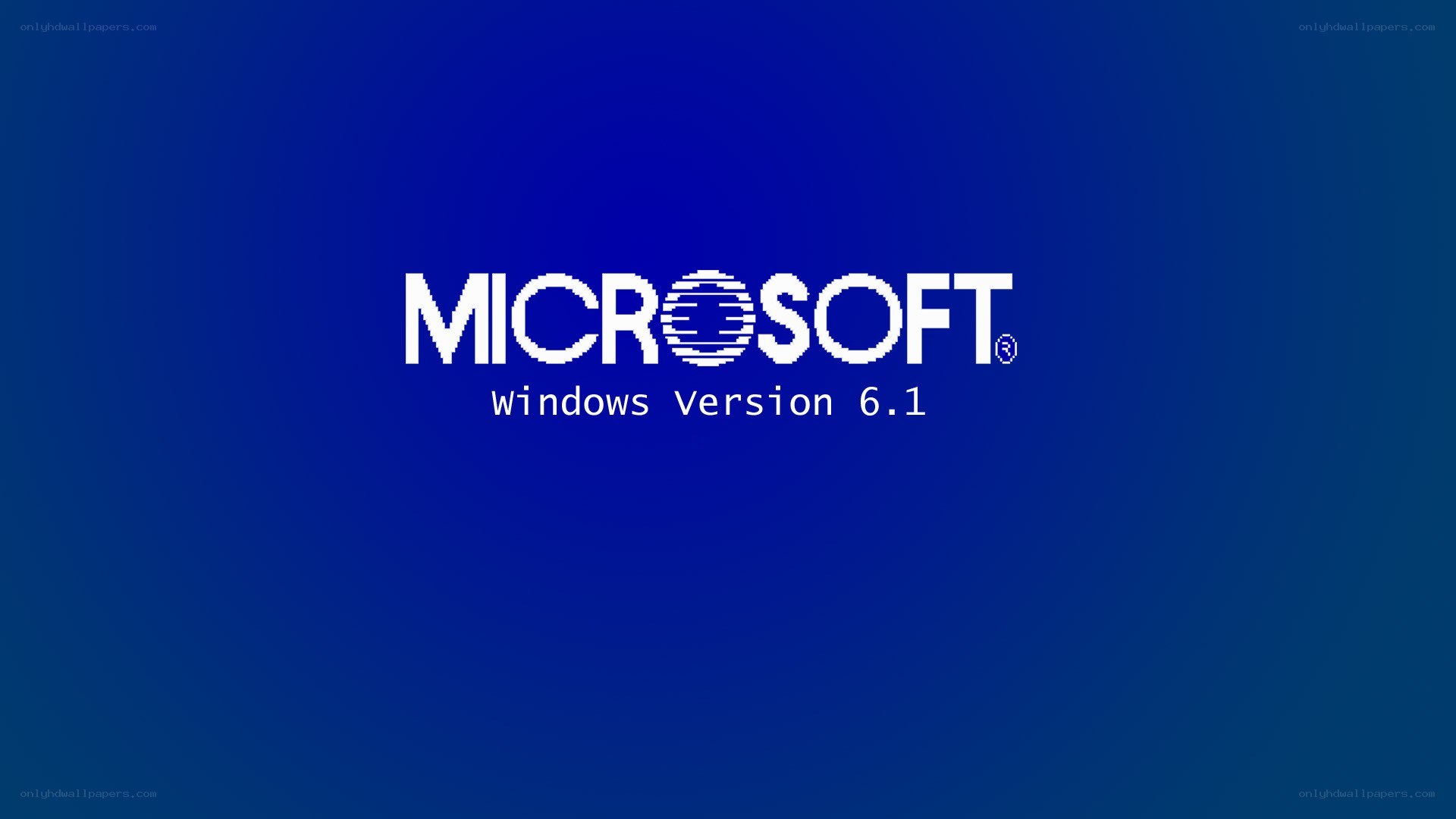 Microsoft Windows 6.1 startup screen
